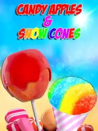 Candy Apples & Snow Cones - Frozen Dessert Food Screen Shot 6