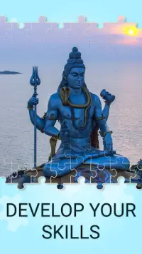 Juegos de rompecabezas de dioses hindúes Screen Shot 3