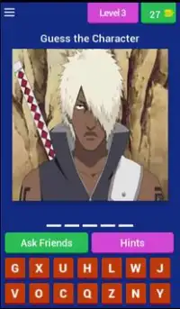 Guess the Naruto Character Screen Shot 3