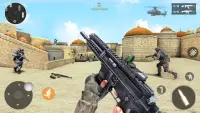 बंदूक वाला गेम- शूटिंग गेम 3डी Screen Shot 0