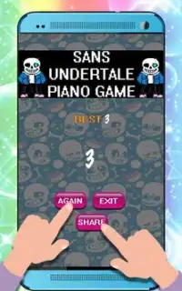 Sans Undertale Piano Game Screen Shot 4