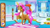 Princess Dress Up Unicorn Pony Care Screen Shot 1