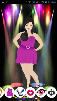 party girl juegos de vestir Screen Shot 1