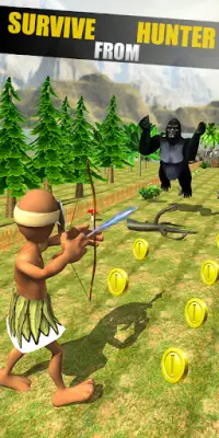 The Wild Rush-Angry Kong Jungle Run Screen Shot 1