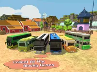 Coach Bus Driving Simulator: Craft City Screen Shot 1