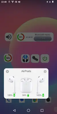 Bluetooth Audio Widget Battery Screen Shot 0