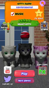 KittyZ Cat - Virtual Pet to take care and play Screen Shot 0
