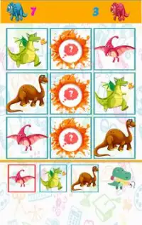 Dinosaurio Sudoku Juego para niños de 3 a 8 años Screen Shot 6