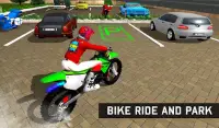 बाइक पार्किंग गेम 2017: शहर ड्राइविंग साहसिक Screen Shot 9