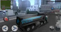 3D الشرطة شاحنة المحاكاة 2016 Screen Shot 4