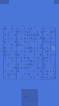 Sudoku 16 (AKA 16 x 16) Screen Shot 13