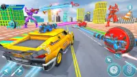 Spider Wheel Car Robot Game: Drone Robot Game 2021 Screen Shot 0