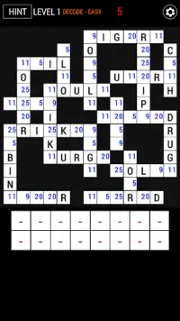 Crossword Fill-Ins & Decode Screen Shot 3
