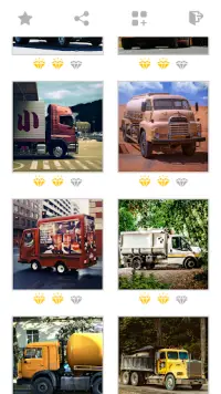 uzzle di camion: giochi di mosaico intelligenti Screen Shot 1