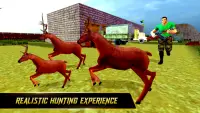 Deer hunter animal hunting free Shooting games Screen Shot 0