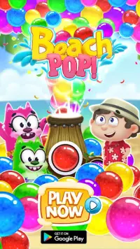 Bubble Shooter: Beach Pop Game Screen Shot 6