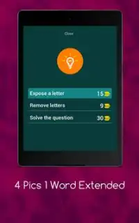 4 Pics 1 Word Extended Screen Shot 12