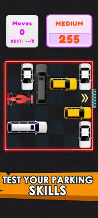 Unblock Puzzle Car Moving Game Screen Shot 3