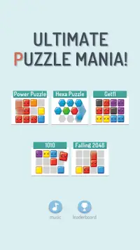 Ultimate Puzzle Mania! Tap 2048, 1010 and more! Screen Shot 0