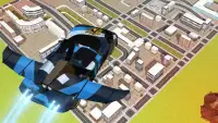 Flying Car Parking 3d games. Screen Shot 11