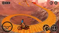 Impossible BMX boy games Tracks Drive Screen Shot 1