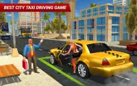 City Taxi Driving Cab 2018: Pick & Drop Screen Shot 0