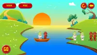 River Crossing Hindi Puzzle | नदी की पहेली Screen Shot 3