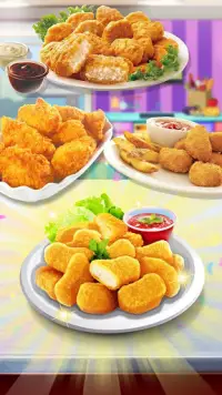 Chicken Nuggets - Crispy Fast Food Maker Screen Shot 3