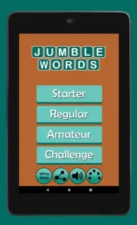 Jumble Word Game Screen Shot 7