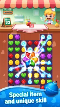 Sweet Candy Cookie Crush Screen Shot 1