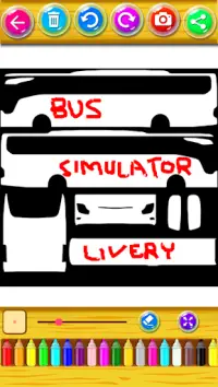 Mewarnai Livery Bus Simulator Screen Shot 4