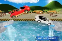 Water Slide Sports Cars Extreme Stunts Screen Shot 6