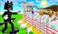 Cartoon Cat VS Siren Head Mod for Minecraft PE Screen Shot 2