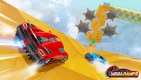 Mega ramps Car Stunts - Impossible car racing 3D Screen Shot 0
