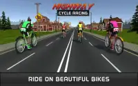 Highway Traffic Cycling Rush Screen Shot 3
