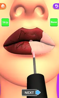 Labbra fatte! Soddisfacente gioco 3D ASMR Lip Art Screen Shot 0
