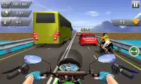 Crazy moto bike rider - heavy traffic bike racing Screen Shot 3