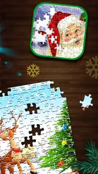 クリスマス の ジグソーパズル Screen Shot 1