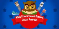Gry edukacyjne dla dzieci - Złap zwierzęta Screen Shot 0