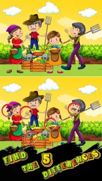 Find The Differences Game Screen Shot 5