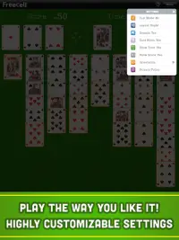 Freecell Solitaire Screen Shot 9