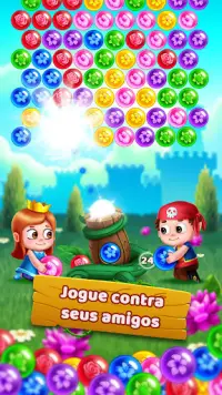Bubble Shooter-Jogos de Flores Screen Shot 2