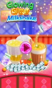 Rainbow Glitter Milkshake Maker: Moda Alimentos Screen Shot 0