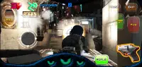 Zombies Vs Robot Police: Gigantic monster attack Screen Shot 1