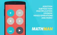 MathMan - Math Quiz Screen Shot 1