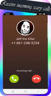 scary jeff's video call and chat simulation game Screen Shot 6