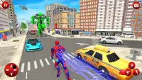 सुपर हीरो रोबोट मुक्त आग से लड़ने: सुपर हीरो खेल Screen Shot 4
