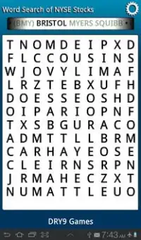 Wall Street Word Search NYSE Screen Shot 9