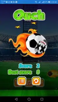 Flappy football Screen Shot 2