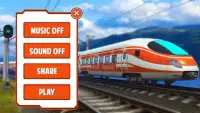 रेल गाडी सिम्युलेटर खेल, सिटी ट्रेन, ट्रेन ड्राइव Screen Shot 0